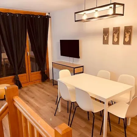 Magnifique T3 Duplex 6 Pers Avec Parking Prive. Appartement Orcières Buitenkant foto